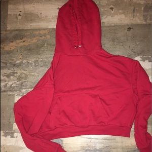 Red hoodie